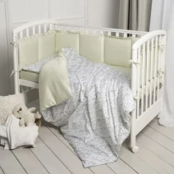 Комплект в кроватку 3 предметов Perina Lovely Dream Dino купить в Кишиневе. Фото 3