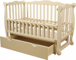 Кроватка детская Goydalka Natali Ivory с ящиком купить в Кишиневе. Фото 2