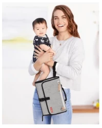 Пеленальник Skip Hop Pronto Signature Grey Melange купить в Кишиневе. Фото 3