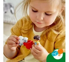 Set construcție Lego Duplo Tractor agricol, casă și animale, 97 elemente cumpăra în Chișinau. Foto 4