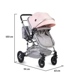 Carucior 2 in 1 transformabil Moni Ciara Pink cumpăra în Chișinau. Foto 7