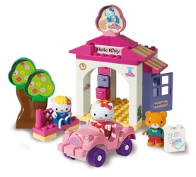 Set construcție Androni Giocattoli Hello Kitty Spălătorie auto, 42 elemente cumpăra în Chișinau. Foto 3