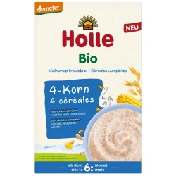 Terci Holle din 4 cereale fara lapte (6 luni+), 250 gr cumpăra în Chișinau. Foto 2