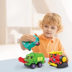 Set de mășinuțe Hola Toys Truck & Train & Plane, 3 buc. cumpăra în Chișinau. Foto 4