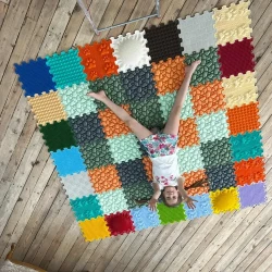 Covoraș ortopedic pentru copii Ortoto Puzzle Intensive Barefoot Path, 30×30 cm, 6 buc. cumpăra în Chișinau. Foto 7