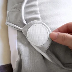 Хлопковая пеленальная система BabyJem Swaddle Grey (74x48 см), 1 шт. купить в Кишиневе. Фото 3