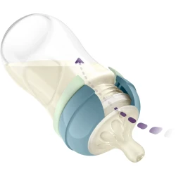 Бутылочка для кормления из полипропилена Philips Avent Natural Response Nighttime + соска Ultra Soft, 260 мл купить в Кишиневе. Фото 3