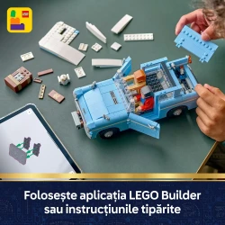 Конструкторы Lego Harry Potter Enchanted Flying Ford Anglia, 868 элементов купить в Кишиневе. Фото 9