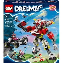 Конструкторы Lego Dreamzzz Cooper's Tiger Mech & Zero's Hot Rod Car, 1006 элементов купить в Кишиневе. Фото 1