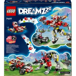 Конструкторы Lego Dreamzzz Cooper's Tiger Mech & Zero's Hot Rod Car, 1006 элементов купить в Кишиневе. Фото 2