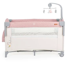 Манеж-кровать 2 в 1 Moni Indiana Pink купить в Кишиневе. Фото 3