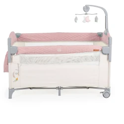 Манеж-кровать 2 в 1 Moni Indiana Pink купить в Кишиневе. Фото 4