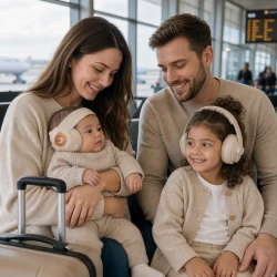 Căști antifonice pentru copii  2 in 1 BabyOno Beige cumpăra în Chișinau. Foto 12