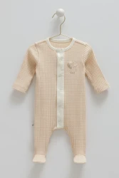 Комбинезон Caramell Soft Colour Beige & Cream (3-6М) купить в Кишиневе. Фото 1