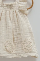 Set din 2 piese Caramell Lace Flowers Beige (3-6L) cumpăra în Chișinau. Foto 2