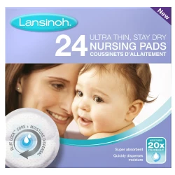 Absorbante pentru sân Lansinoh Ultra thin, Stay dry, 24 buc. cumpăra în Chișinau. Foto 1