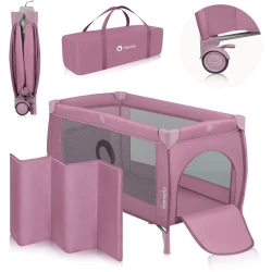 Манеж-кровать Lionelo Stefi Plus Pink Magnolia купить в Кишиневе. Фото 13