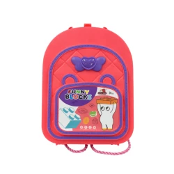Set construcție New World Backpack Pink, 100 elemente cumpăra în Chișinau. Foto 1