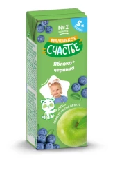 Suc din mere-afine Маленькое счастье (5+ luni), 200 ml cumpăra în Chișinau. Foto 1