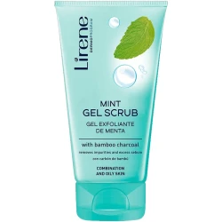 Scrub-gel pentru fata Lirene Mint cu carbune de bambus, 150 ml cumpăra în Chișinau. Foto 1