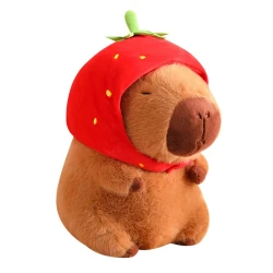 Мягкая игрушка Stip Capybara with strawberry, 23 см купить в Кишиневе. Фото 1
