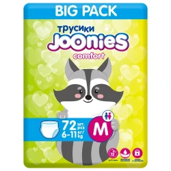 Подгузники-трусики Joonies Comfort M, (6-11 кг), 72 шт. купить в Кишиневе. Фото 1