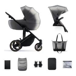 Cărucior 2/1 KinderKraft Prime 2 Shadow Grey cumpăra în Chișinau. Foto 2
