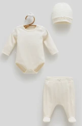 Set din 3 piese Caramell Beauty Girl Beige (6-9L) cumpăra în Chișinau. Foto 1