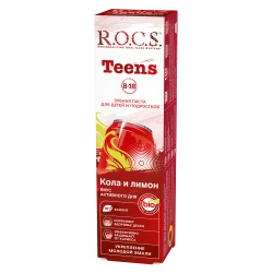 Зубная паста R.O.C.S. Teens Кола и лимон (8-18 лет) купить в Кишиневе. Фото 2
