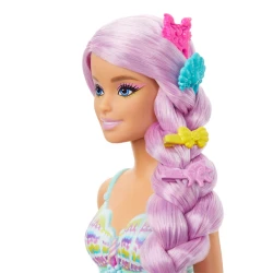Păpușa Barbie Dreamtopia Sirenă cu păr lung roz și accesorii pentru coafat cumpăra în Chișinau. Foto 4