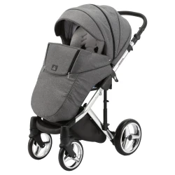 Carucior 2 in 1 Adamex Chantal Star Grey Silver cumpăra în Chișinau. Foto 2