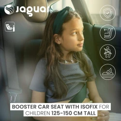 Inaltator auto-buster 125-150 cm (i-Size) Isofix Caretero Jaguar Pink cumpăra în Chișinau. Foto 8