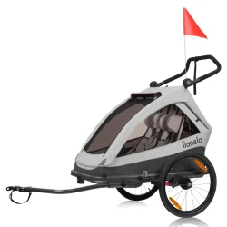 Carucior de plimbare pentru gemeni Lionelo Cama Grey Stone cumpăra în Chișinau. Foto 4