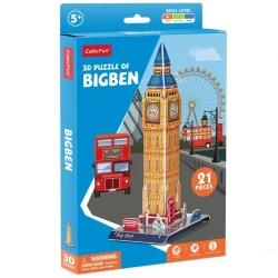 Пазл 3D Cubic Fun Big Ben, 21 элементов купить в Кишиневе. Фото 3