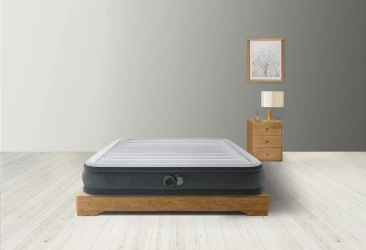 Надувной матрас Intex Velur Queen Comfort-Plush Mid-Rise со встроенным электрическим насосом 220 В купить в Кишиневе. Фото 3
