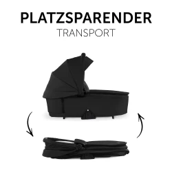 Cărucior 2 in 1 Hauck Walk N Care Carrycot Black cumpăra în Chișinau. Foto 7
