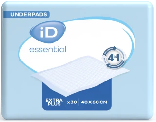 Пеленки одноразовые ID Expert Essential Extra Plus (60x90 см), 30 шт. купить в Кишиневе. Фото 1