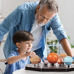 Puzzle 3D Cubic Fun Solar System, 173 elemente cumpăra în Chișinau. Foto 5