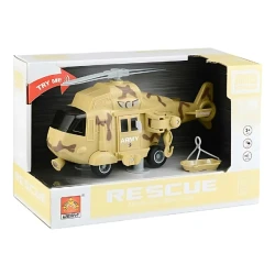 Elicopter militar de salvare Wenyi inerțial (lumină/sunet), scara 1:20 cumpăra în Chișinau. Foto 3
