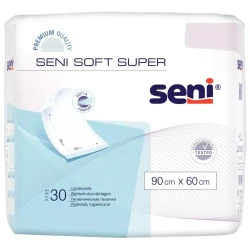 Пеленки одноразовые Seni Soft Super (90x60 см), 30 шт. купить в Кишиневе. Фото 1