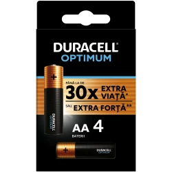 Набор батареек Duracell AA Optimum, 4 шт. купить в Кишиневе. Фото 1