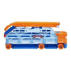 Игровой набор Hot Wheels City Speed Drop Transport HDY92, автовоз и трек 61 см купить в Кишиневе. Фото 2
