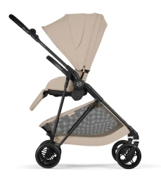 Прогулочная коляска с реверсивным блоком Cybex Melio Carbon B Almond Beige купить в Кишиневе. Фото 1