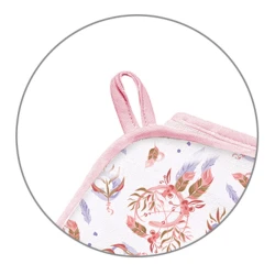 Банное полотенце BabyOno Terry Pink, 100x100 см купить в Кишиневе. Фото 4