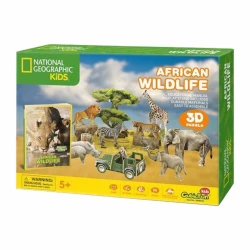 Пазл 3D Cubic Fun African Wildlife, 69 элементов купить в Кишиневе. Фото 1