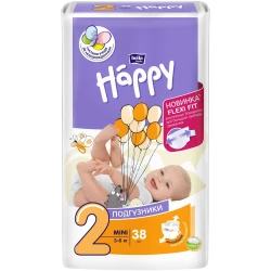 Подгузники Bella Baby Happy Mini 2 (3-6 кг), 38 шт. купить в Кишиневе. Фото 2