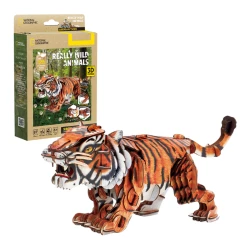 3D-пазл Cubic Fun National Geographic Амурский тигр, 87 элементов купить в Кишиневе. Фото 2