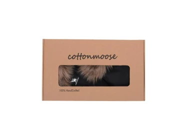 Manusi pentru carucior Cottonmoose Handmuff with Fur Shine Black, 25x14 cm cumpăra în Chișinau. Foto 9