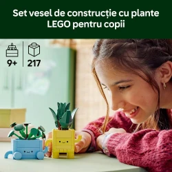 Set construcție Lego Botanicals Happy Plants, 217 elemente cumpăra în Chișinau. Foto 4