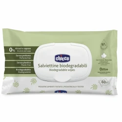 Servetele umede Chicco Biodegradabile, 60 buc. cumpăra în Chișinau. Foto 1